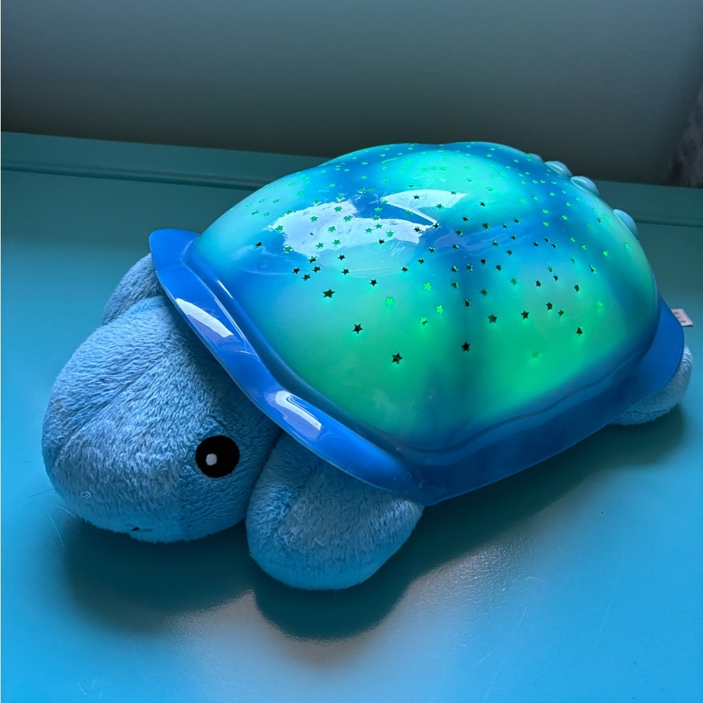 Cloud B Blue Turtle Night Light
